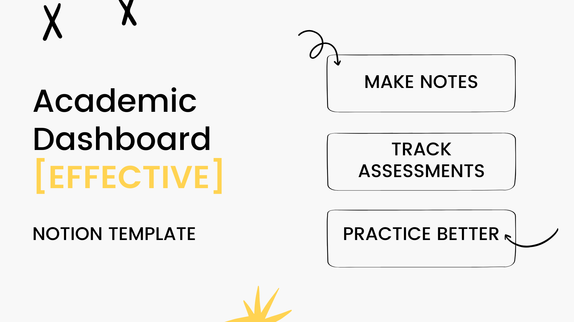 Academic Dashboard | Notion Template|  Prototion