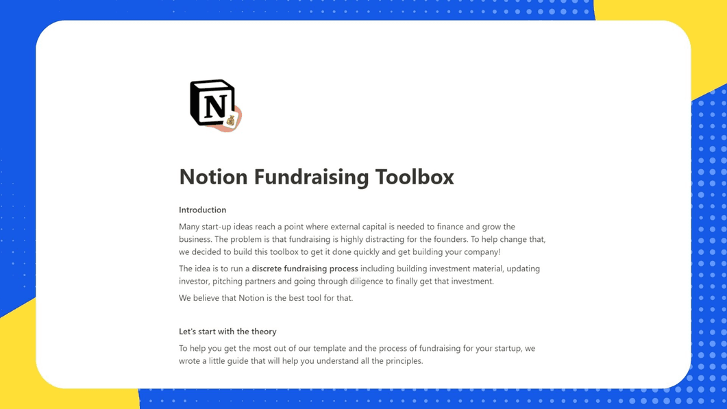 Startup Fundraising Toolbox