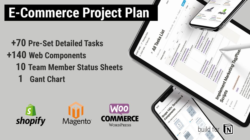 E-Commerce Webshop Project Plan