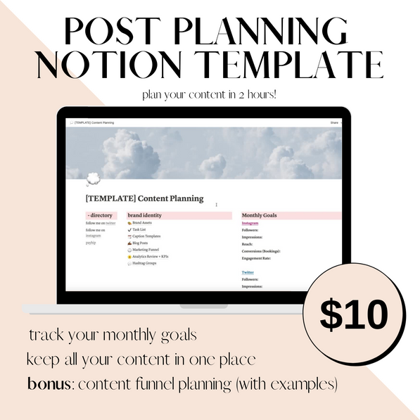 Content Planning Template