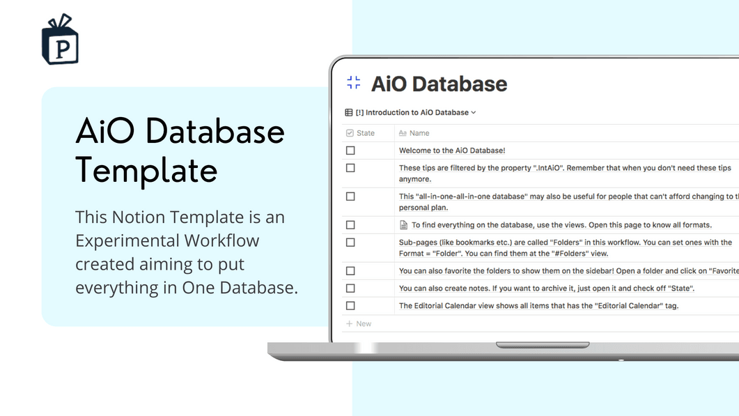 AiO Database Template