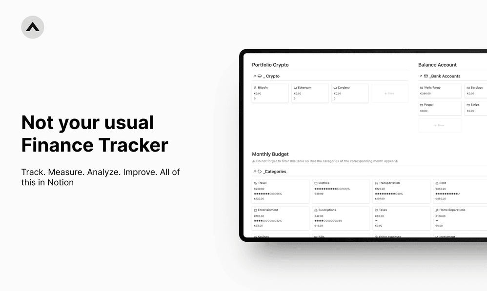 Finance & Crypto Tracker