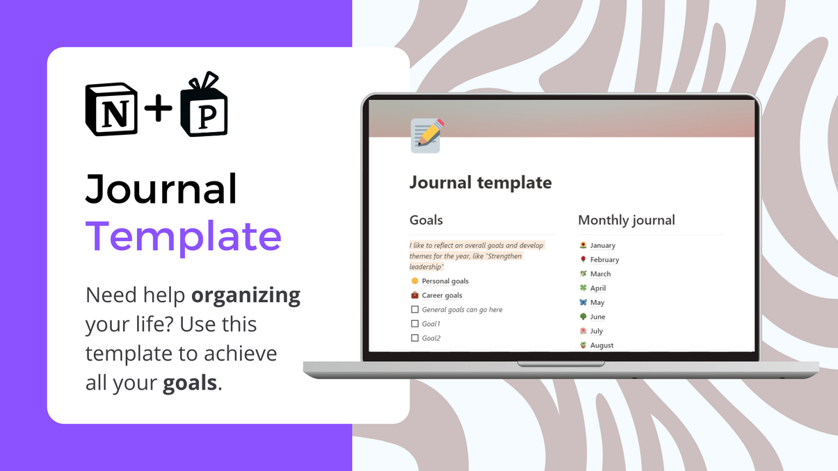 Journal Notion Template | Get it Now at Prototion