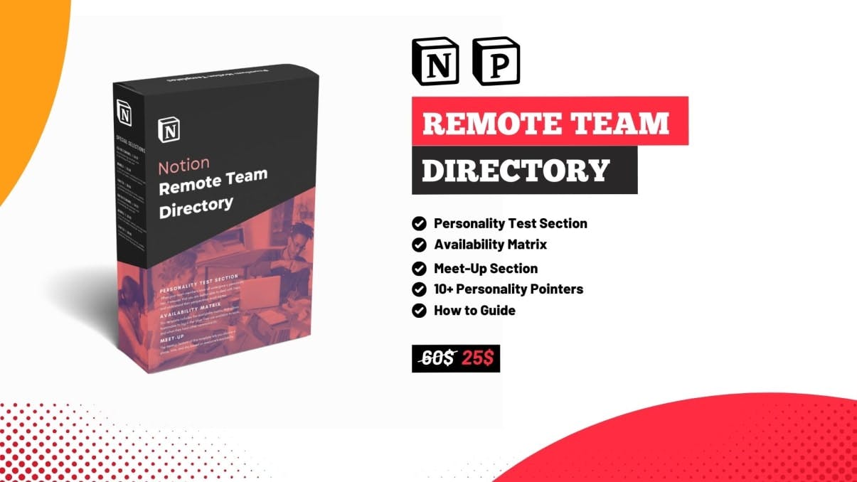 Remote Team Directory | Buy Template at Prototion