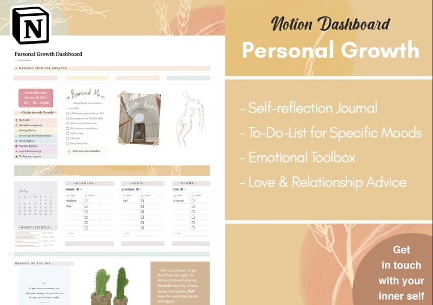 Personal Growth Dashboard 