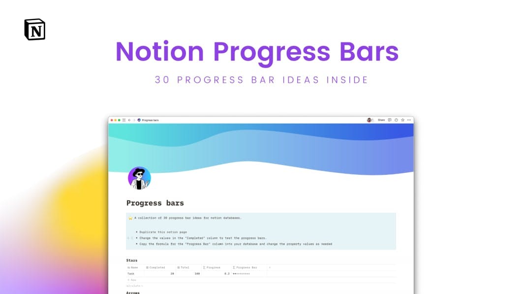 Progress Bars for Notion