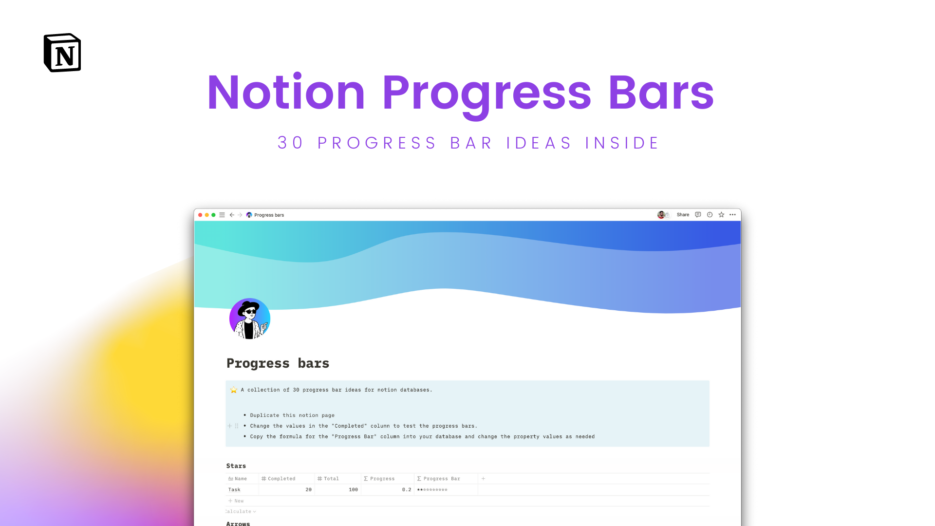 Progress Bars | Notion Goodies | Prototion