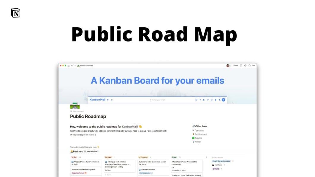 Public Roadmap