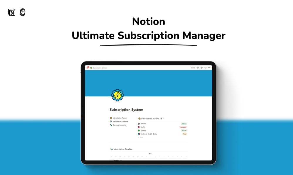 Ultimate Subscription Manager