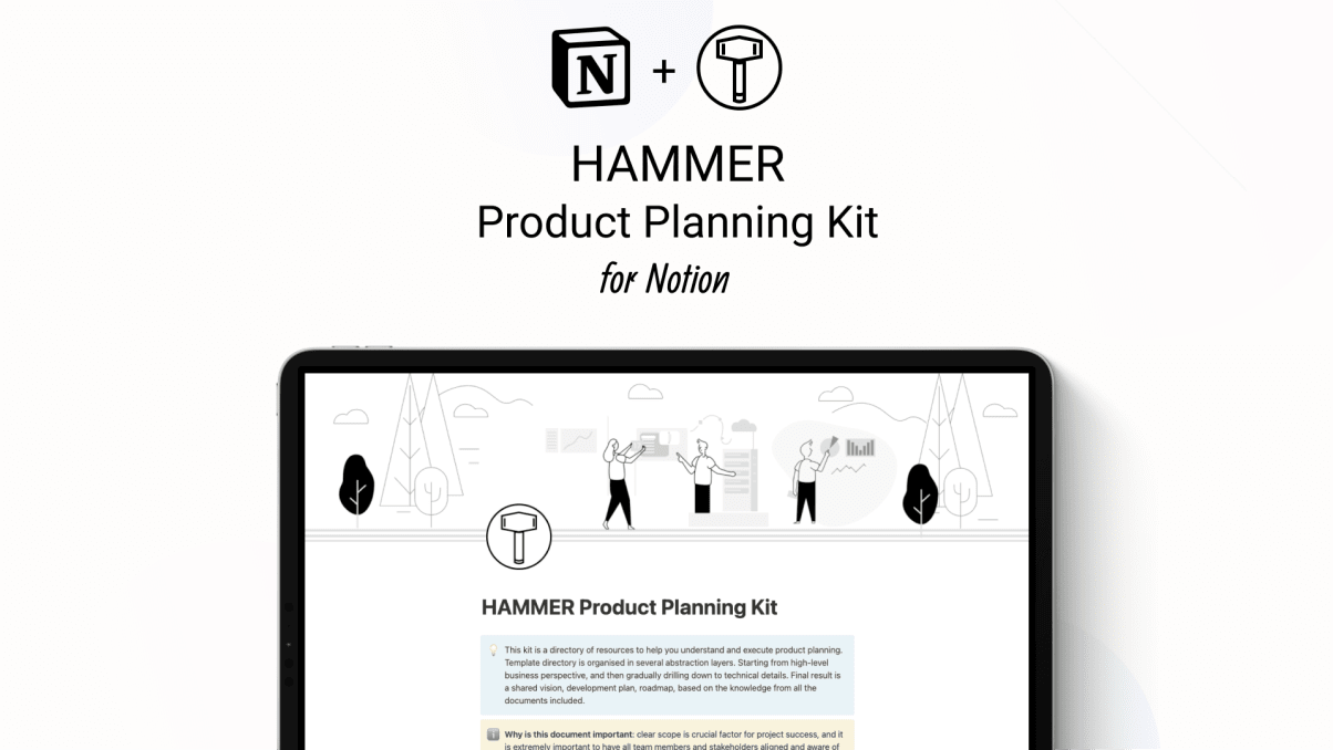 HAMMER Product Planning Kit | Notion Template