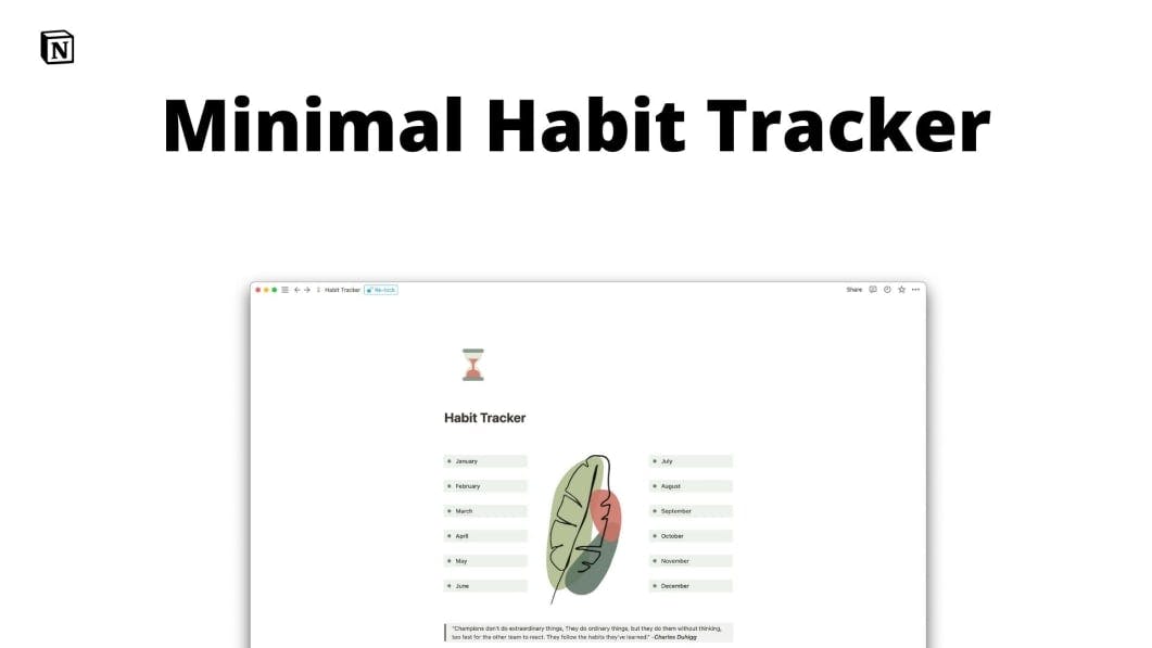 Minimal Habit Tracker