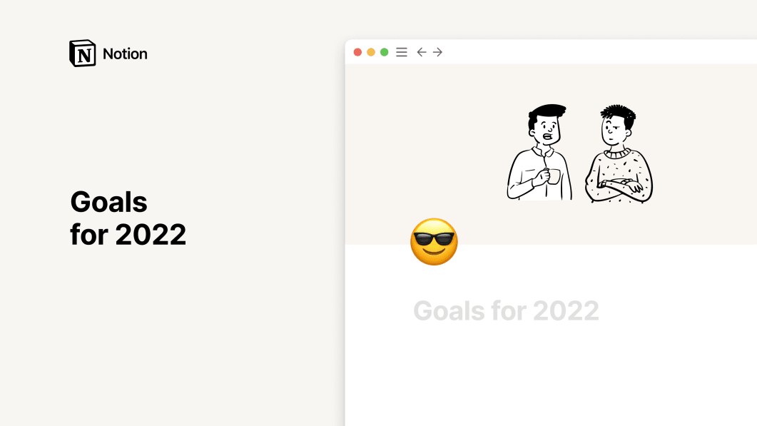 Goals for 2022 - Notion Template