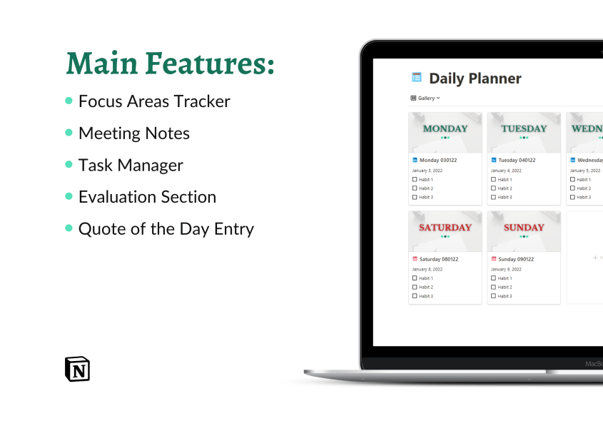 Advanced Daily Planner