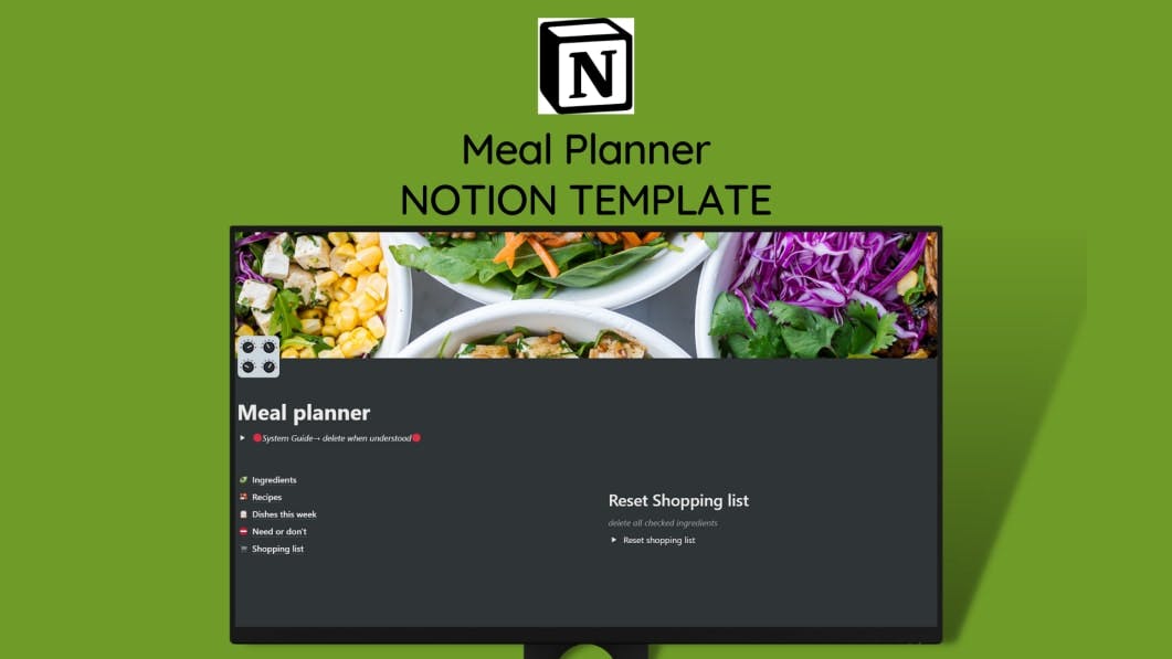 Meal Planner Notion Template