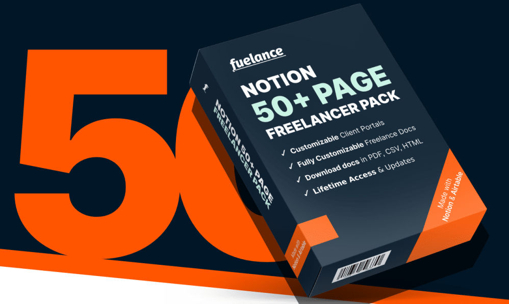 Notion 50+ Page Freelancer Pack Edition