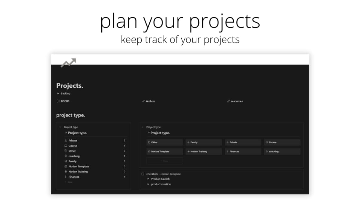 Notion Projects | Prototion | Get  Notion Template