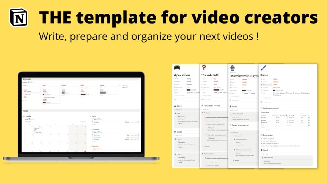 THE template for video creators