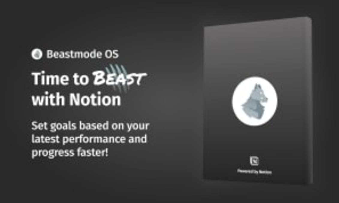 Beastmode Workout OS | Prototion | Buy Notion Template