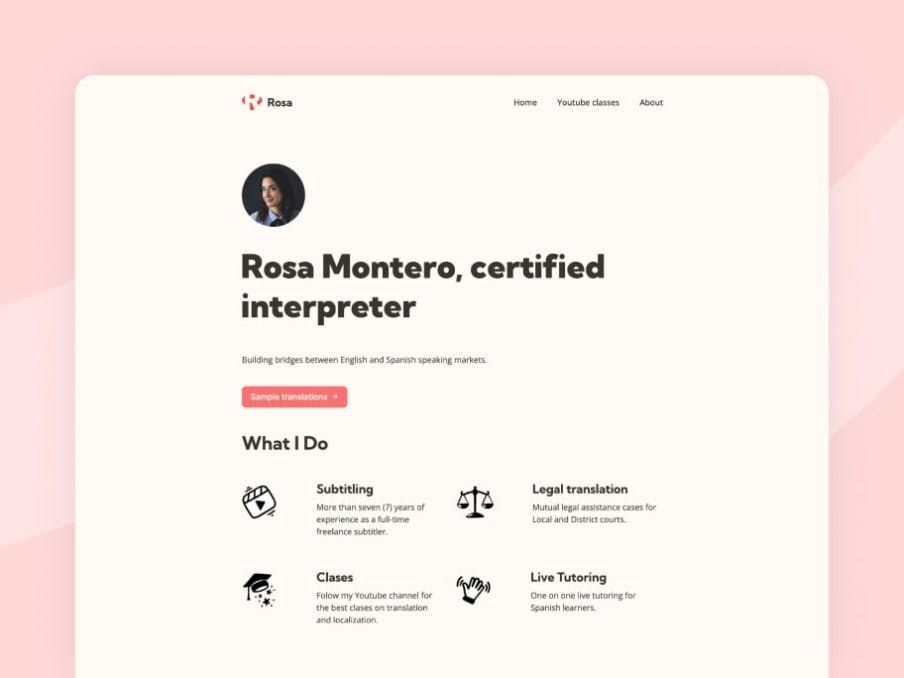 Website Template for Personal Portfolio | Notion Template