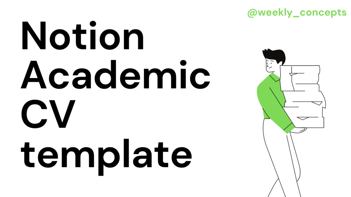 Academic CV | Prototion | Notion template