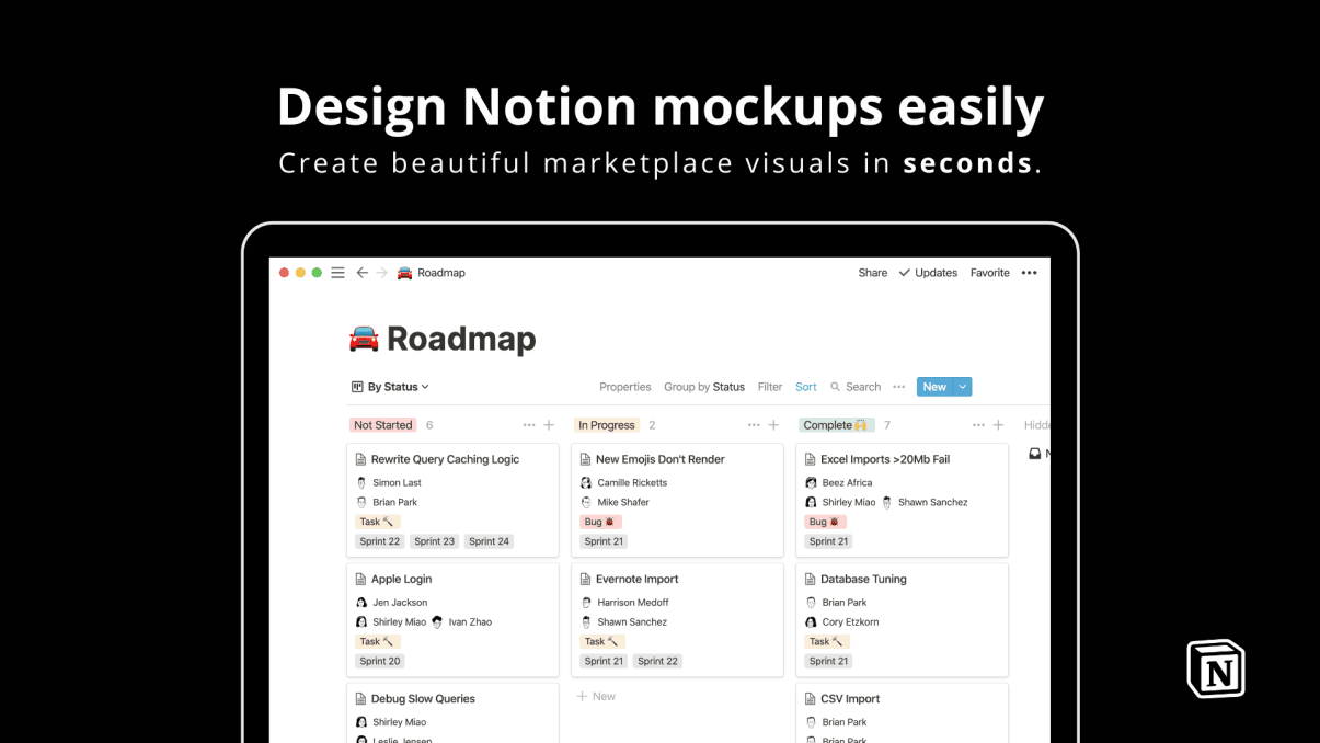 Canva Templates for Notion Mockups | Notion Template