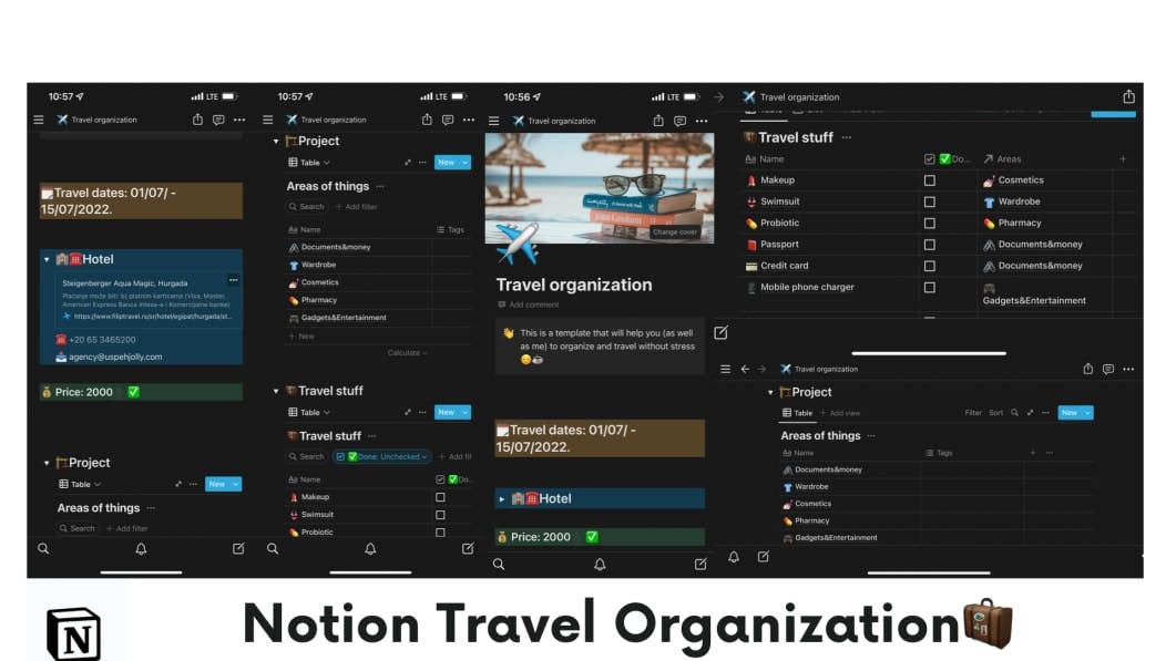 Notion Travel Organization
