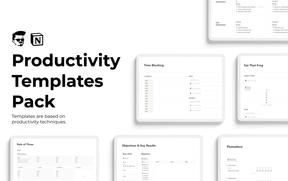 Productivity Templates Pack