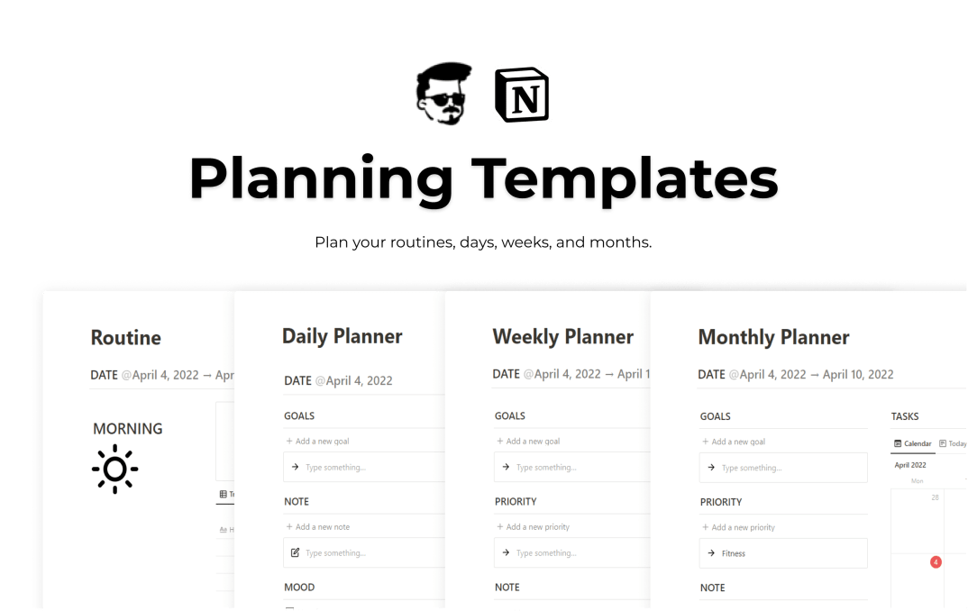 Planning Templates | Prototion | Buy Notion Template