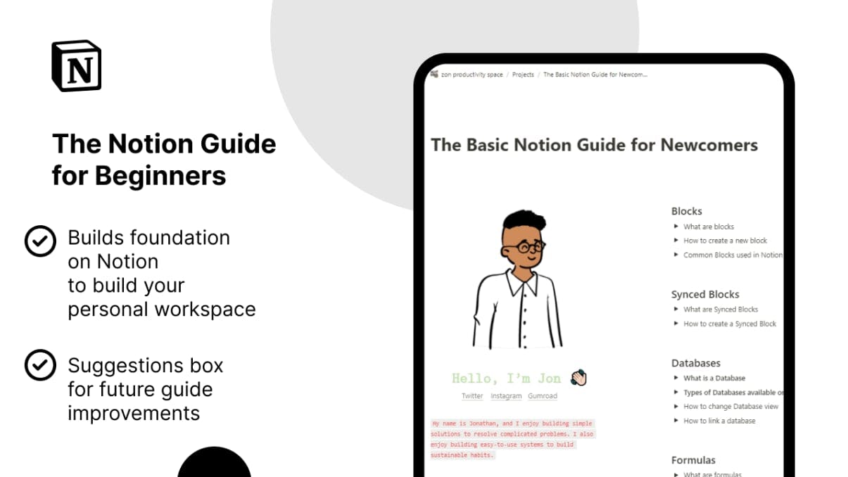 The Ultimate Beginners Guide to Notion