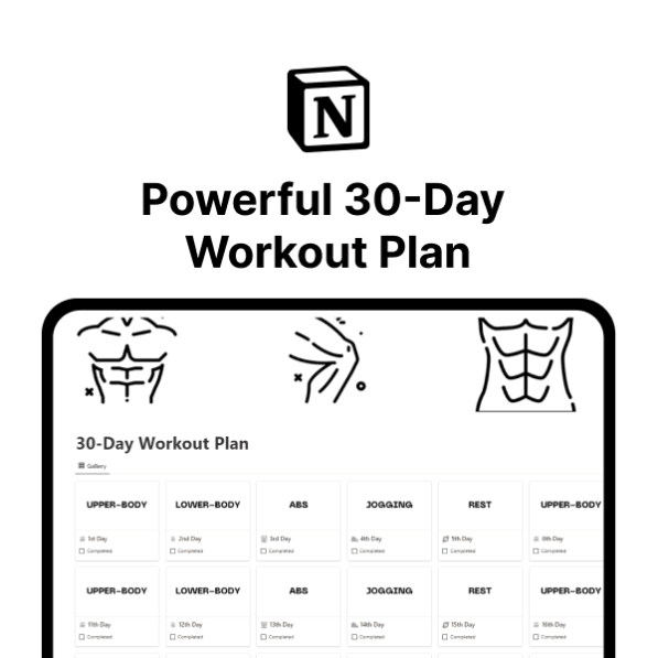 Powerful 30-Day Workout Plan