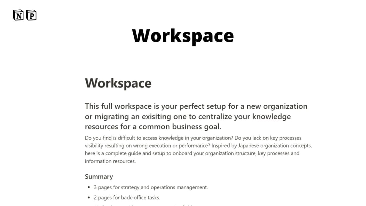 Notion Workspace | Prototion | Buy Notion Template