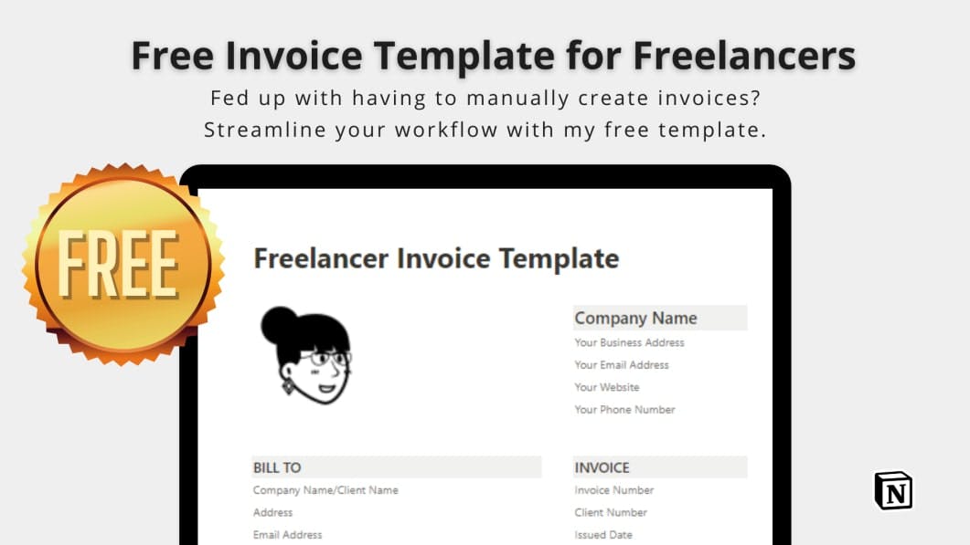 Notion Invoice Template for Freelancers