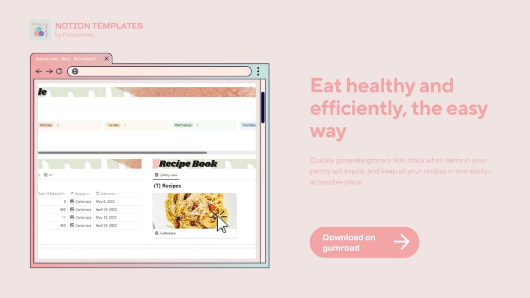FREE Meal Planner Template