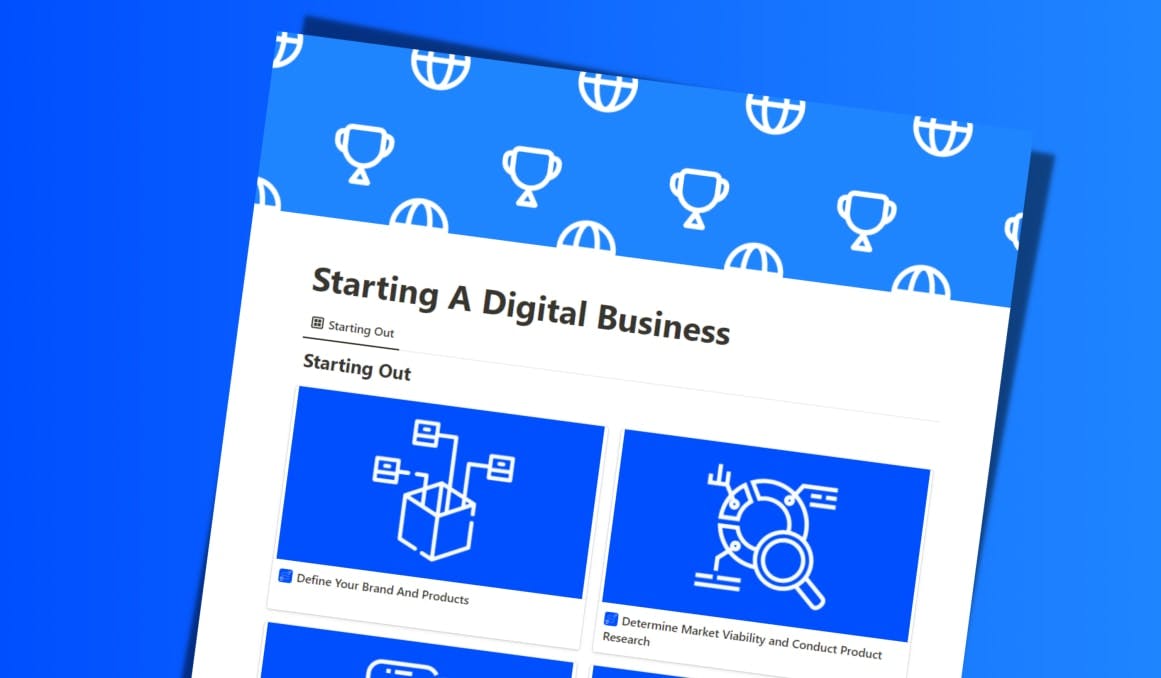 Starting A Digital Business Dashboard | Prototion