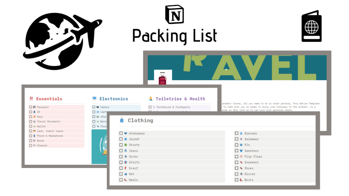 Packing List | Prototion | Buy Notion Template