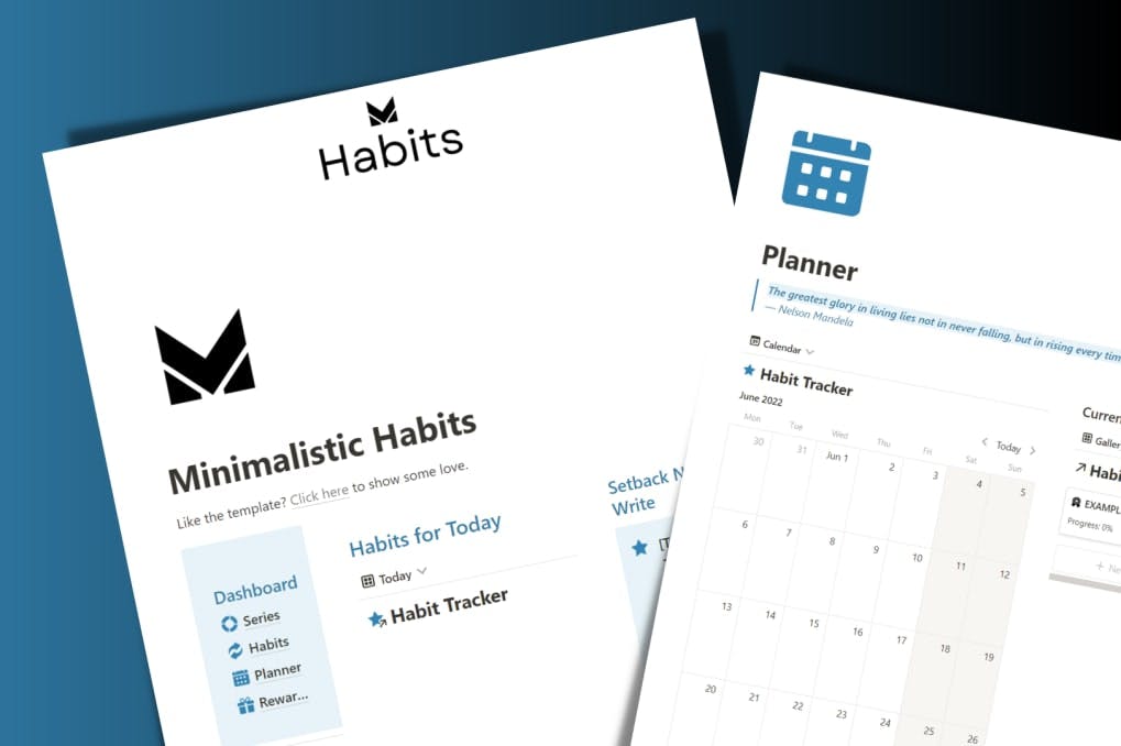 Minimalistic Habits | Prototion | Buy Notion Template