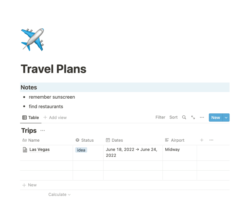 Goals, Bucket Lists & Travel Plans | Prototion 