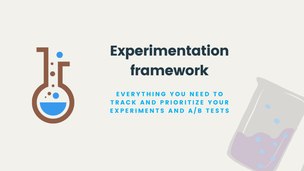 Experimentation framework template