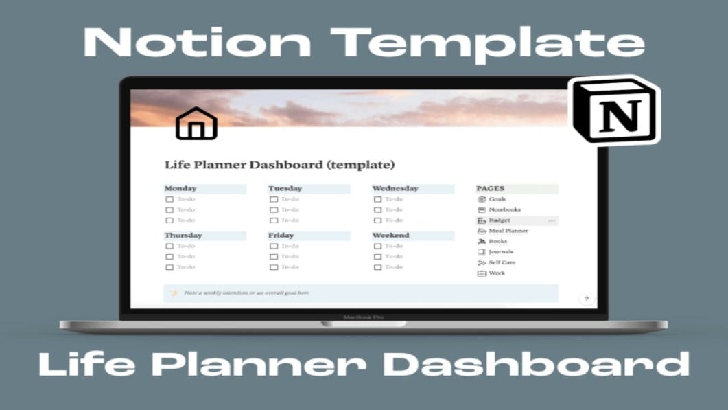 Notion Template Life Planner Dashboard