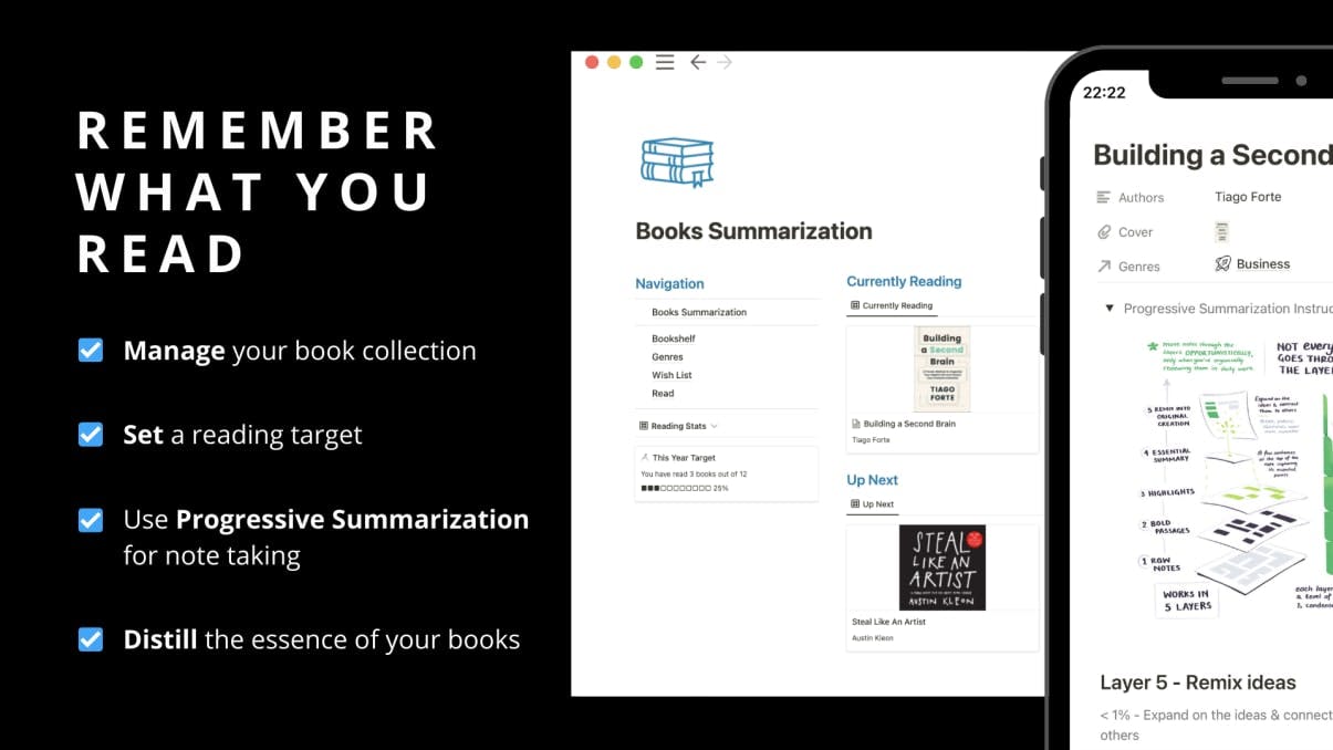 Book Essence Extractor | Prototion | Buy Notion Template