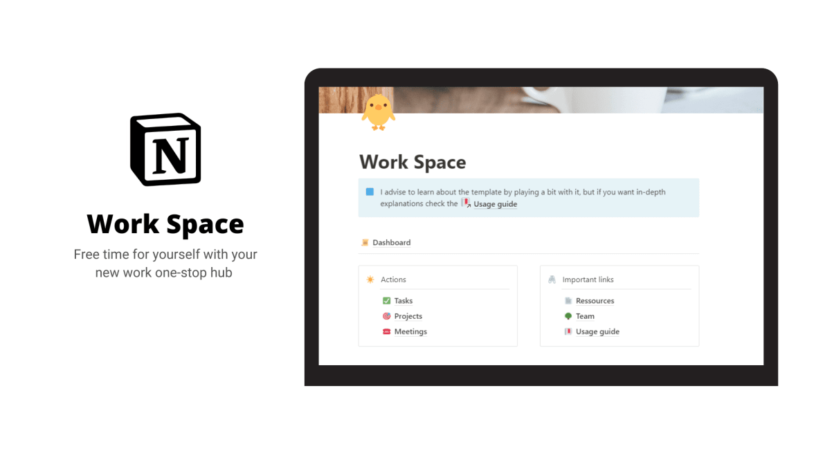 Notion Workspace template | Prototion | Buy Notion Template