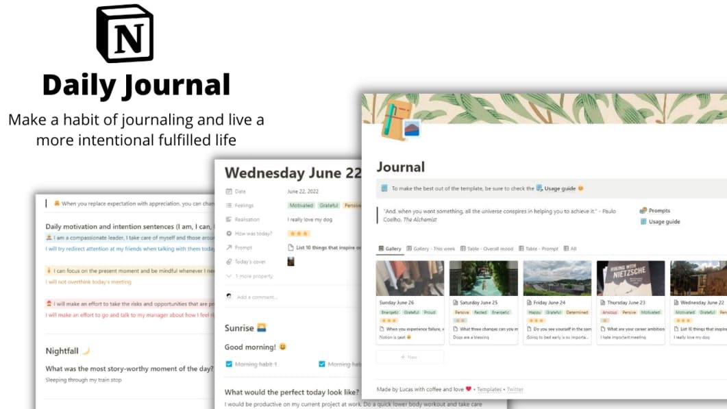 Complete Daily Journal - A clearer more meaningful life