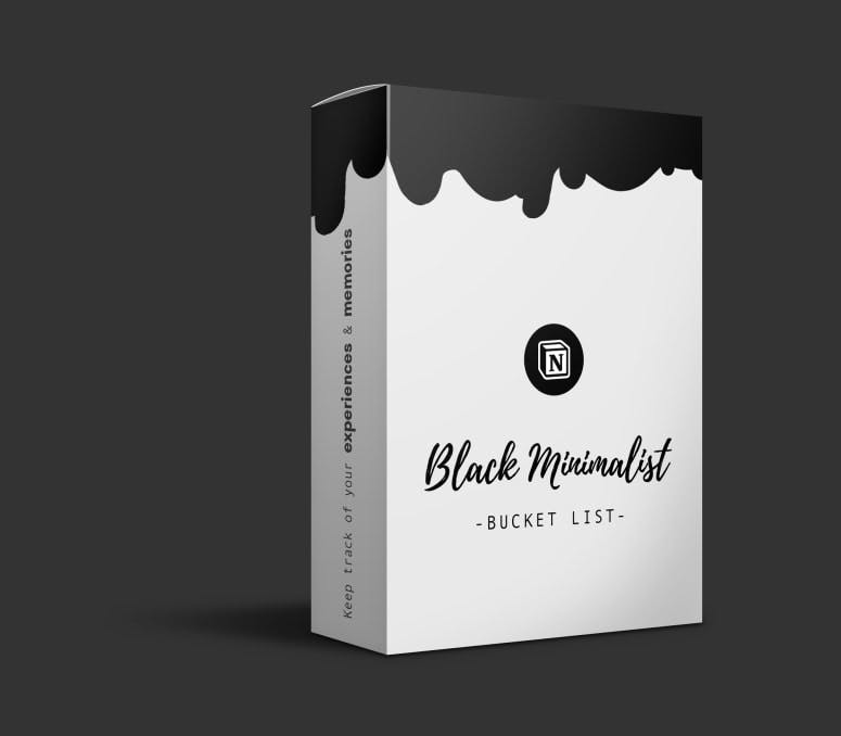 Notion Black Minimalist Book & Quote Tracker | Prototion