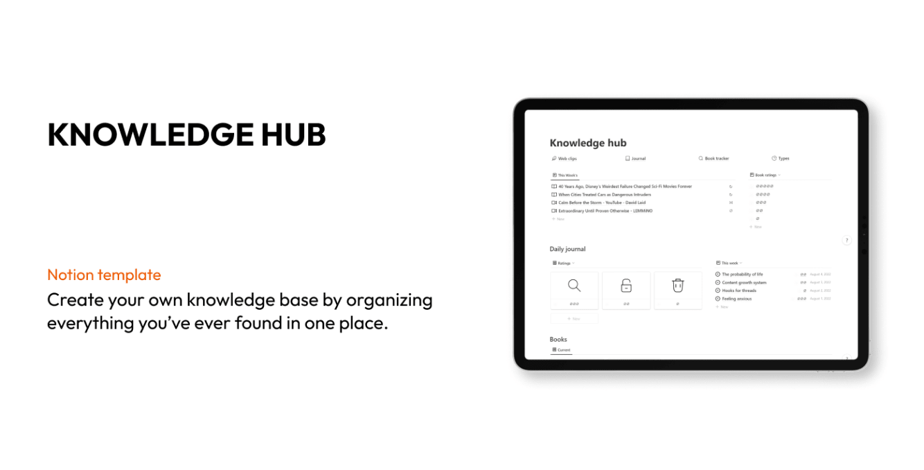 Knowledge Hub | Prototion | Buy Notion Template