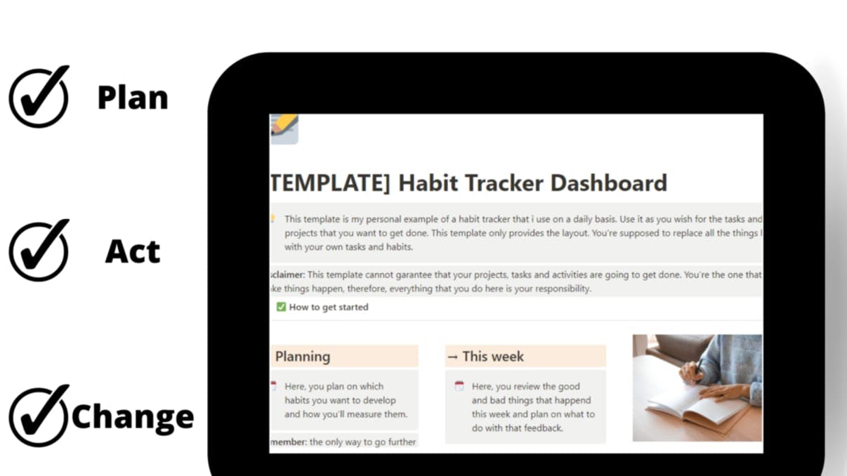 Simple Notion Habit Tracker | Prototion | Notion Template