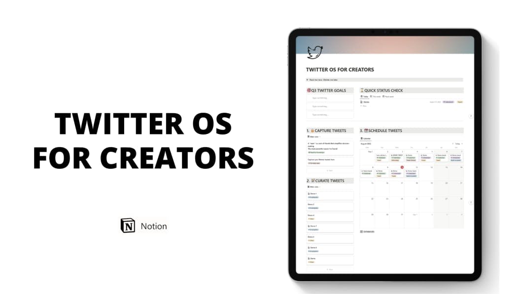 Twitter OS for creators.