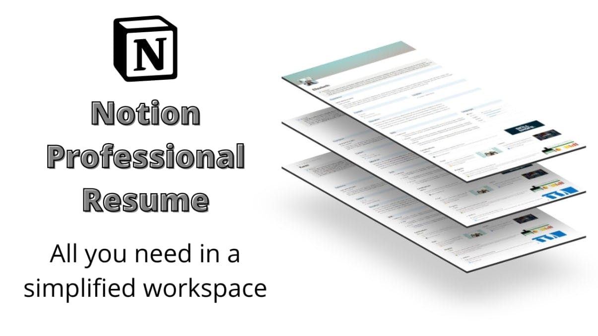 Notion Professional Resume | Prototion | Buy Notion Template