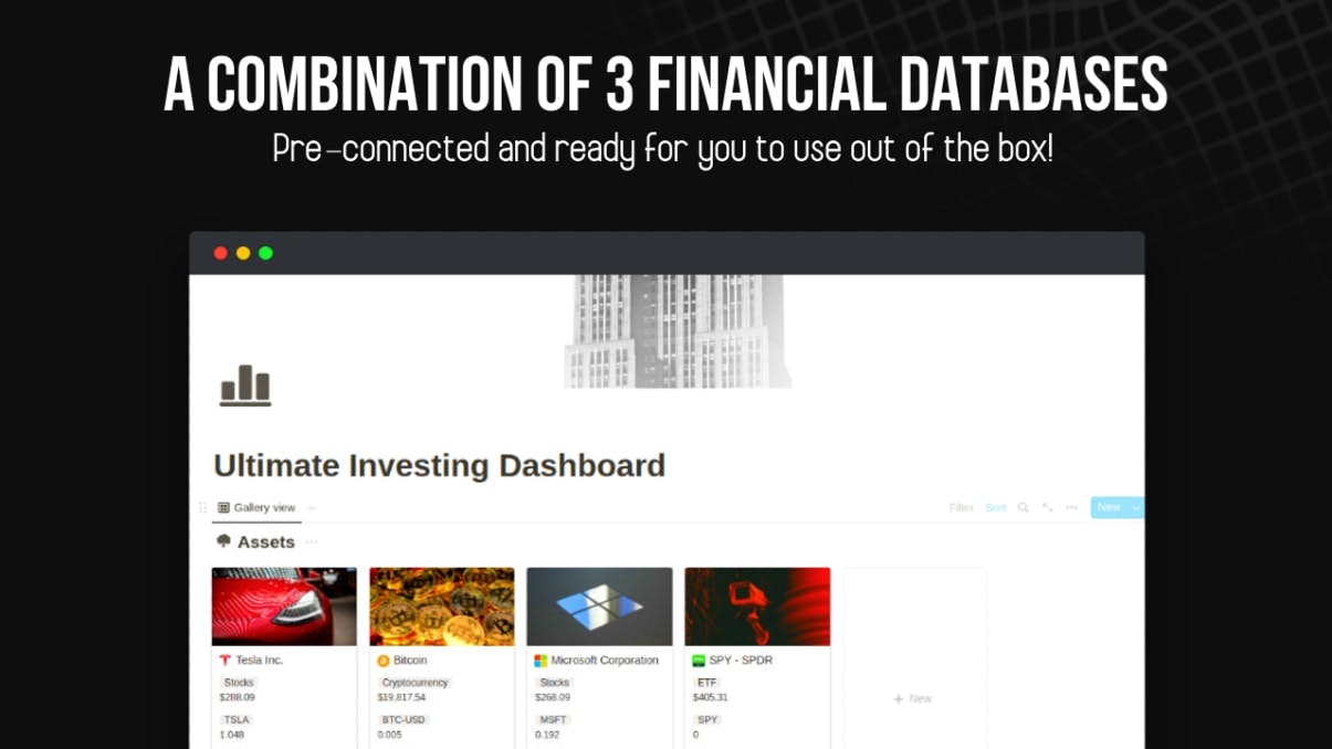 Ultimate Investing Dashboard | Prototion | Notion template
