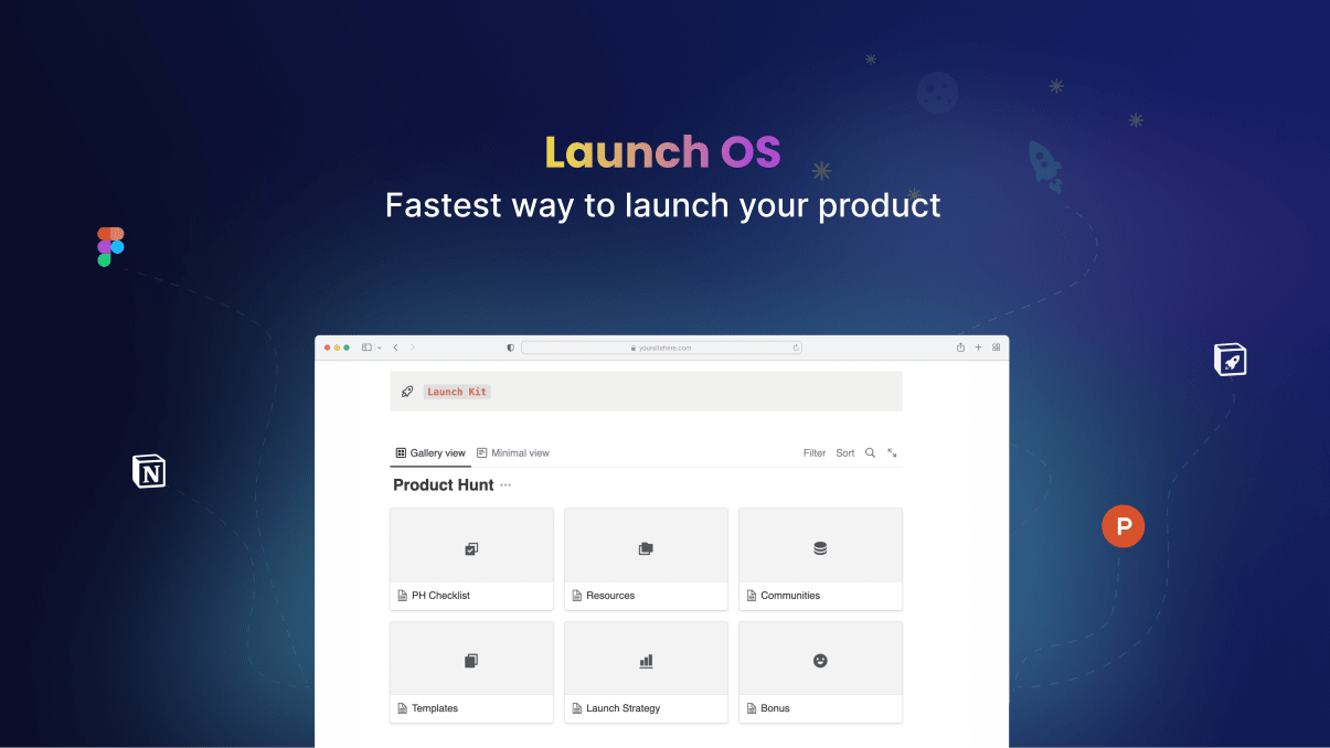 Launch OS | Prototion | Buy Notion template
