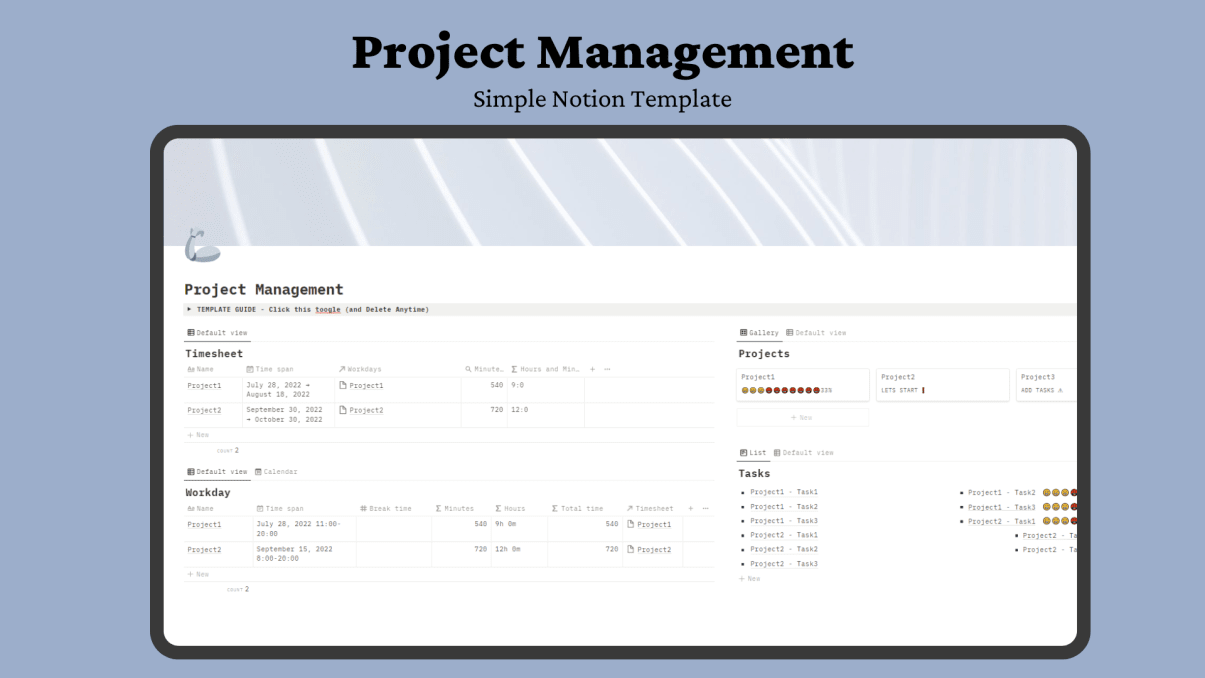 Project Management | Prototion | Get Notion Template